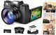 4k Digital Camera, Vlogging Camera With Wifi For Youtube, Autofocus 16x Zoom
