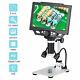 9'' Lcd Electronic Digital Microscope Video Camera 1600x Usb Coin Magnification
