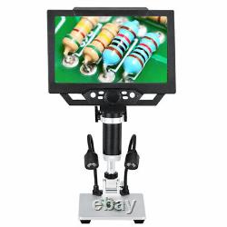 9'' LCD Electronic Digital Microscope Video Camera 1600X USB Coin Magnification