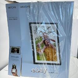 ARZOPA Digital Picture Frame 15.6 Large WiFi Digital Electronic Photo Frame