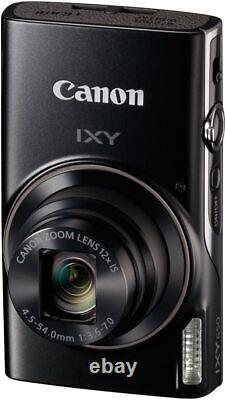 Canon Compact Digital Camera IXY 650 12x Optical Zoom IXY650 Black Bundle