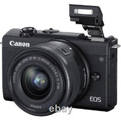 Canon EOS M200 Mirrorless Digital Camera with 15-45mm Lens (Black) 3699C009