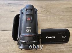 Canon HFSG10 Camcorder, 10X Optic Zoom, Extra Batteries Bag, 32GB, Extend Via SD