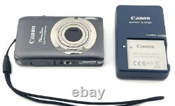 Canon PowerShot ELPH 100 HS Digital Camera Gray 12.1MP 4x Zoom Tested