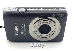 Canon PowerShot ELPH 100 HS Digital Camera Gray 12.1MP 4x Zoom Tested