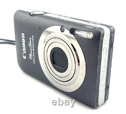 Canon PowerShot ELPH 100 HS Digital Camera Gray 12.1MP 4x Zoom Tested