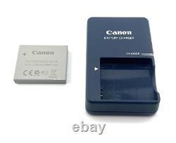 Canon PowerShot ELPH 100 HS Digital Camera Gray 12.1MP 4x Zoom Tested