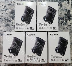 Canon PowerShot ELPH 360 HS WiFi 12x Optical Zoom Digital Camera Black New