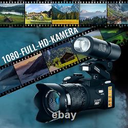 Digital SLR Camera 33MP DSLR Video Camer With 24X Telephoto Lens Professional