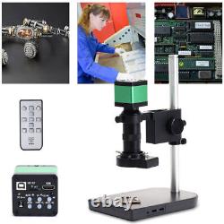 Electronic 48 MP 1080P Digital Microscope Industrial HDMI Camera Video Stand US