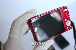 Excellent Cond. SONY Cyber-shot DSC-W560 14.1MP Digital Camera RED 4x Zoom Video