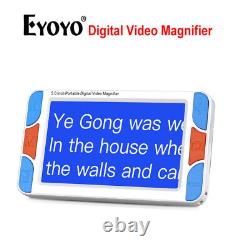 Eyoyo Digital 5.0 Inch Electronic Video Magnifier Reading Aids Tools Zoom Rate
