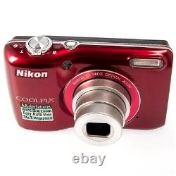 NIKON Coolpix L26 Digital Camera 16.1MP / 5x / HD / AA Batt. Excellent Cond