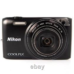 NIKON Coolpix S6800 Digital Camera 16.0MP / 12x / WiFi Tested Great Cond