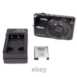 NIKON Coolpix S6800 Digital Camera 16.0MP / 12x / WiFi Tested Great Cond