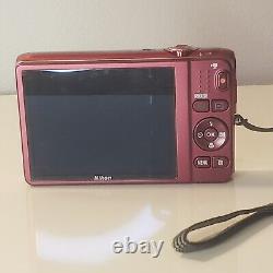 Nikon COOLPIX S6500 Digital Camera 16.0 MP 12x Optical Zoom Full HD WiFi Red