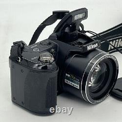 Nikon Coolpix L310 Digital 21X Wide Opt Zoom 14.1 MP Camera w Case Tested Works