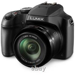 (Open Box) Panasonic LUMIX FZ80 4K Digital Camera 18.1MP Video Camera 60X Zoom