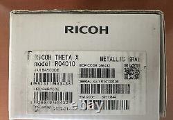 Ricoh THETA X 360 Degree 4K Video 60.0 Megapixel Digital Camera 5.7K Black