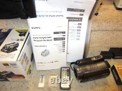 SONY HANDYCAM HDR-SR12 Digital HD Video Camera Camcorder 120GB HD LOTS of EXTRAS