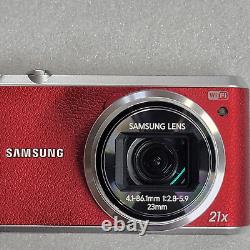Samsung WB350F Digital Camera 16MP 21x Zoom WiFi HD Video 16GB SD-EXCELLENT-KIT