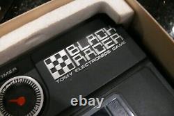 TOMY BLACK RACER Digital Derby Vintage Electronic Handheld tabletop video game 2