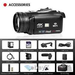 UHD 4k Video Camera Camcorder with 18X Digital Zoom, 64MP Digital Camera