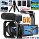 Uhd 5k & 56mp Video Camera Camcorder? Wifi Vlogging Camera &ir Night Vision 64gb