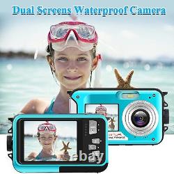 Waterproof Digital Camera Underwater Camera Full HD 2.7K 48 MP Video Recorder