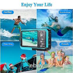 Waterproof Digital Camera Underwater Camera Full HD 2.7K 48 MP Video Recorder